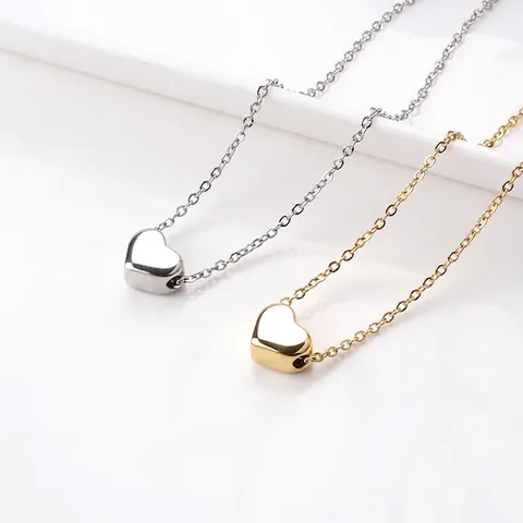 Minimalistischer Herz Anhänger Fußkettchen Edelstahl Poliert Fußkette Strand Schmuck Für Damen Verstellbar