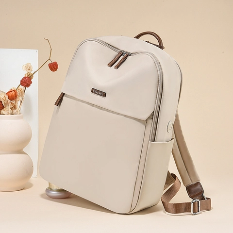 Mode Dames Rugzak Grote Capaciteit Waterdicht Polyester Reistas Met Laptopvak En Bagageriem