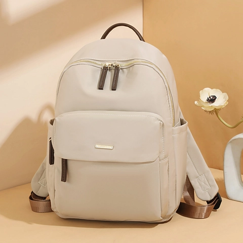 Zaino da Donna alla Moda in Tessuto Oxford Impermeabile in Nylon Borsa da Viaggio Grande Capacità Zaino per Studenti Pendolari Leggero