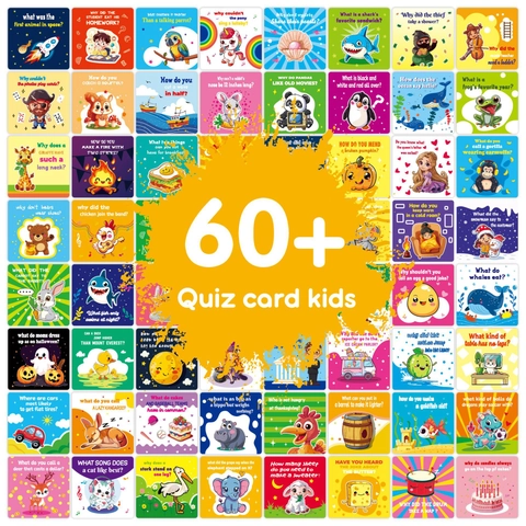 Note Per Scatola Da Pranzo Per Bambini Carte Indovinelli Barzellette Cartoni Animati Quiz Educativo Cartone Impermeabile Cancelleria Motivazionale