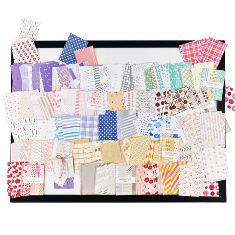 Material Paper For Scrapbooking DIY Journaling Stationery Minimalist Korean Ins Style Decorative Base Paper For Arts Crafts