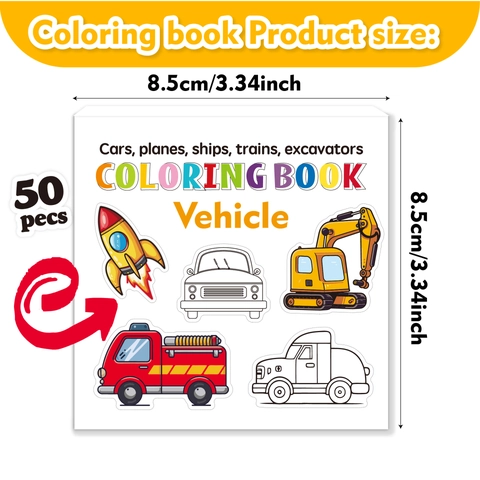 Mini Libri Da Colorare Portatili Per Bambini Graffiti Pittura Disegno Carta Giocattolo Educativo Attività Di Viaggio