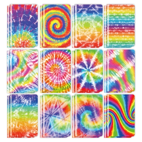 Mini Taccuini Diario Da Tasca Tie Dye Citazioni Ispiratrici Colorate Carta A Righe Cancelleria Portatile Per Bambini