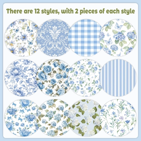 Floral Butterfly Scrapbook Paper Double Sided Decorative Background Craft Paper For Diy Journaling Collage Supplies Vintage Style