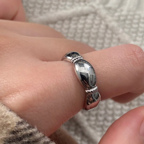 Minimalistische Geometrische Koperen Open Ring Verstelbaar Gepolijst Mode Sieraden Voor Dames INS Stijl