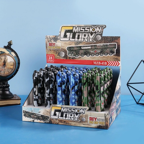 Penna Gel A Forma Di Missile Camuffamento Stile Militare Novità Antistress Per Studenti Ufficio