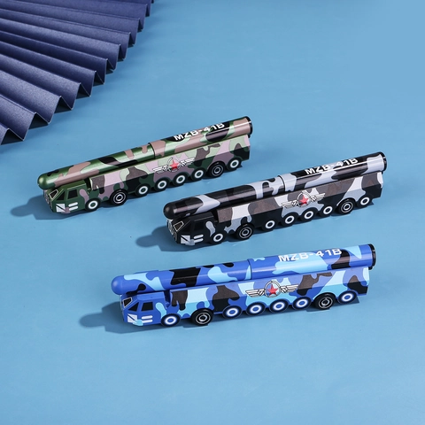 Penna Gel A Forma Di Missile Camuffamento Stile Militare Novità Antistress Per Studenti Ufficio