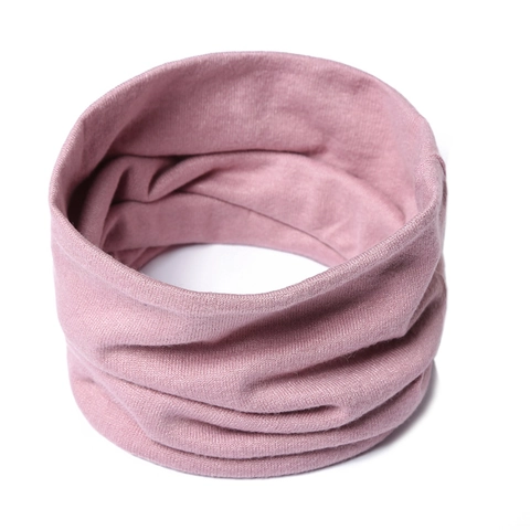 Calentador De Cuello De Invierno De Punto Color Sólido Térmico Bufanda Cortavientos Cuello Alto Para Mujeres Hombres