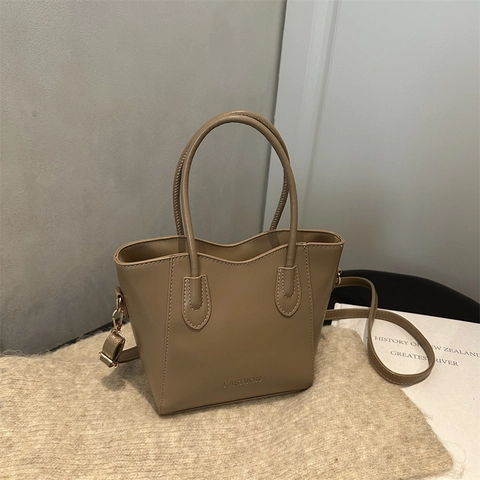 Women Tote Shoulder Bag PU Leather Fashion Debossed Handbag With Adjustable Strap Small Urban Commuter Retro Satchel