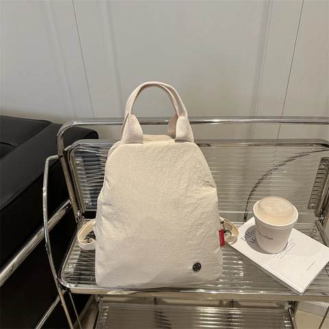 Mini Zaino Minimalista In Nylon Leggero Moda Urbana Per Donna Casual Viaggio Multi Funzionale