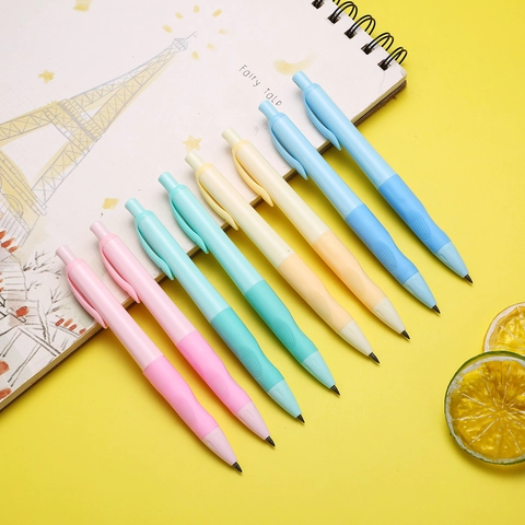 Portaminas Automático Ergonómico Corrección Postura Delfín Herramienta Escritura Colores Macaron Para Estudiantes Niños Plástico