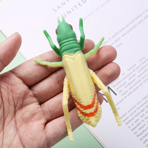 Creative Simulation Locust Grasshopper Shaped Ballpoint Pen Plastic Novelty Stationery Writing Tool For Kids Students
