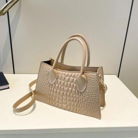 Sac À Main Femmes Simili Cuir Motif Crocodile Petit Sac Bandoulière Carré Avec Bandoulière Réglable Style Vintage