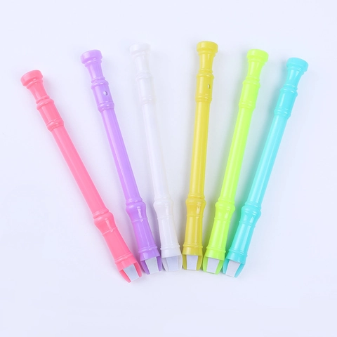 Penna Gel Creativa A Forma Di Flauto Con Fischietto Cancelleria Musicale In Plastica Regalo Per Scuola E Ufficio