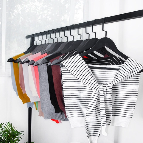 Women Knitted Shawl Wrap Elegant Solid Color Striped False Collar For Office Air Conditioning Decorative Neck Accessory
