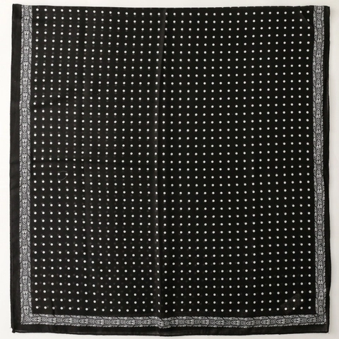 Langer Polka Dot Schal Retro Paisley Print Rand Schal Leichtes Polyester Tuch Für Sonnenschutz Reisen Urlaub Atmungsaktiv