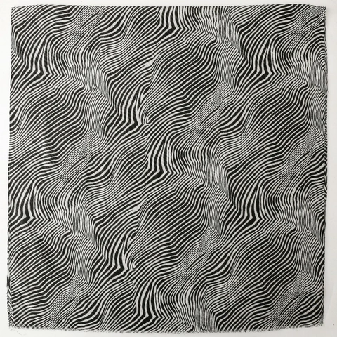 Zebra Print Long Scarf Shawl Polyester Lightweight Sun Protection Travel Beach Wrap For Women With Frayed Edges
