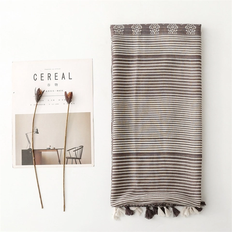 Sciarpa Etnica Donne Poliestere Voile Nappa Geometrica Floreale Patchwork Viaggio Spiaggia Protezione Solare Accessorio Leggero