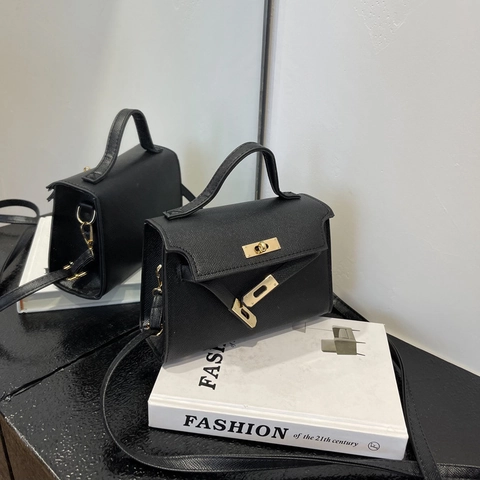 Mini Borsa A Mano Con Manico Superiore In Pelle PU Borsa A Tracolla Con Tracolla Rimovibile Moda Elegante Per Donne