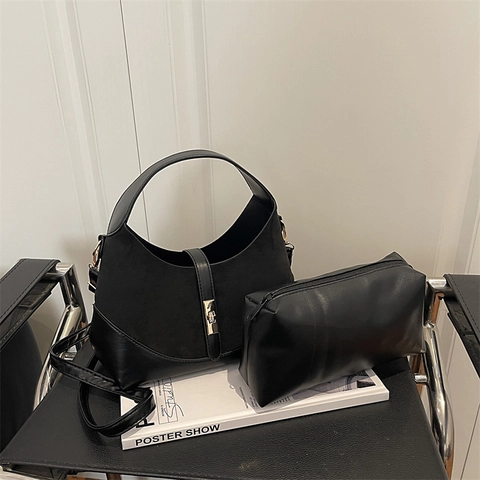 Borsa A Tralla Vintage Da Donna Pelle Scamosciata Leopardo Floreale Borsa Hobo Serrure Metallo Pochette