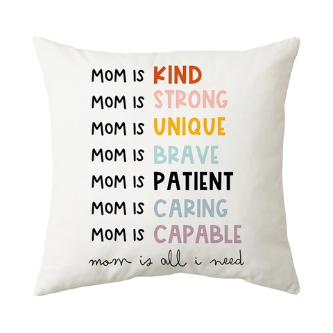 Emotionale Gesundheit Kissenbezug Weicher Plüsch Regenbogen Alphabet Druck Kissenhülle Für Sofa Zuhause Positiv