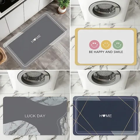 Tappetino Da Bagno In Terra Di Diatomee Assorbente Antiscivolo Asciugatura Rapida Tappeto Da Pavimento Bagno Cucina Casa
