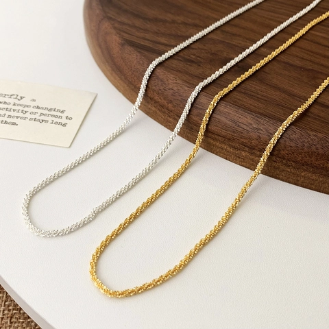 Collier Chaîne À Chevrons Minimaliste En Cuivre Galvanisé Collier Ras Du Cou Étincelant Pour Femmes Bijoux Élégants