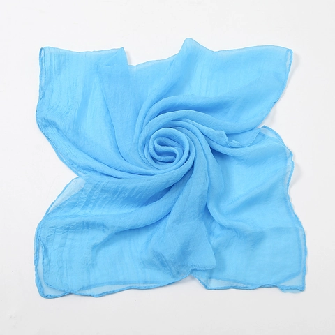 Solid Color Chiffon Scarf Lightweight Sunscreen Shawl For Beach Travel Fashion Minimalist Long Wrap For Women Accessory