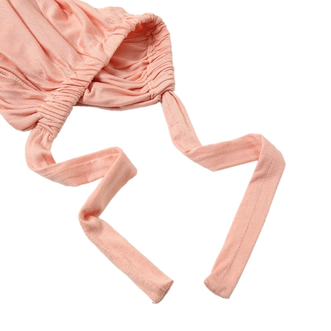 Women Muslim Hijab Undercap Adjustable Tie Back Modal Cotton Elastic Inner Headwrap Solid Color Breathable Turban Cap Accessory