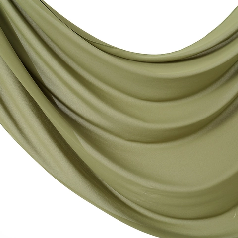 Sciarpa Lunga In Chiffon Tinta Unita Elegante Leggero Traspirante Hijab Per Donna Scialle Semplice Versatile