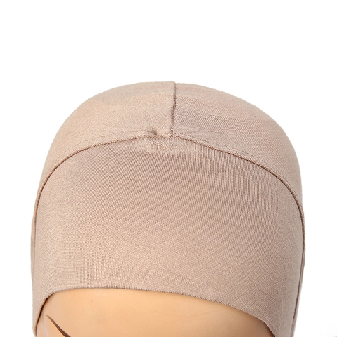 Casquette de Base en Coton Modal pour Femmes Haute Élasticité Écharpe Intégrée Coiffe Quotidienne Chapeau Casual Couleur Unie