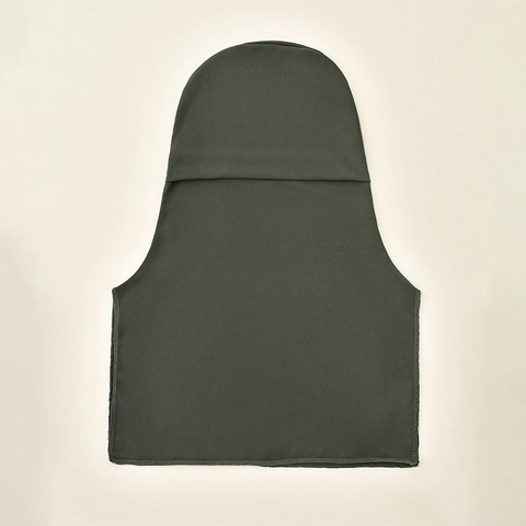 Gorro Interior Hijab Musulmán Ninja Para Mujer Cobertura Total Del Cuello Poliéster Elástico Color Sólido Transpirable