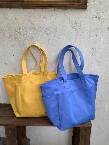 Borsa Tote in Nylon da Donna Multitasche Grande Capacità Borsa a Tracolla Casual per Shopping Quotidiano Lavoro Moda Tinta Unita