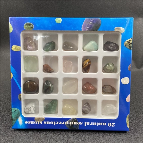 Natural Mineral Stone Crystal Ore Polished Geological Teaching Specimen Educational Kids Gift Tumbled Gemstone