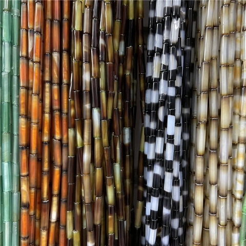 Perline Distanziatrici In Agata Naturale Cilindro Tubo Lucidato Liscio Per Creazione Di Gioielli Fai Da Te Collana Bracciale