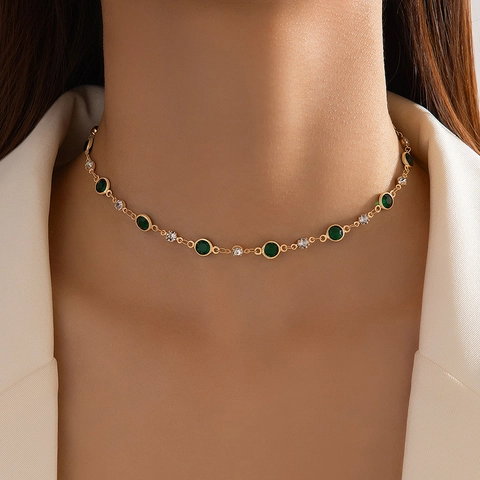 Collar Con Colgante Mariposa Aleación Zirconia Vintage Y Juego De Joyas Pulsera Oro Plata Accesorios Para Mujer