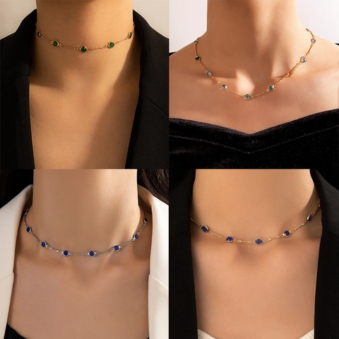 Conjunto de Joyas de Collar y Pulsera con Colgante de Mariposa Estrella y Corazón de Aleación con Strass para Mujer Accesorios de Moda Regalo