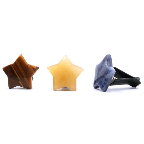 Clip Per Presa Aria Auto In Cristallo Di Pietra Naturale Stella Pentacolo Decorazione Per Interni Veicolo Accessorio