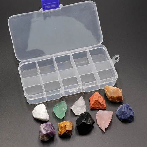 Pierres Brutes De Cristal Naturel Spécimens Minéraux Améthyste Quartz Rose Obsidienne Décoration De Maison Bureau