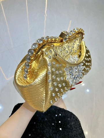 Luxus Abendtasche Strass Blume Große Kapazität PU Leder Clutch Handtasche Für Frauen Hochzeit Party Kettengurt