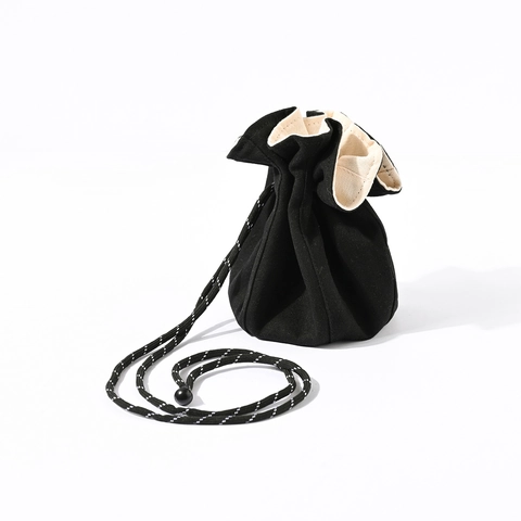Japanese Style Reversible Bucket Hat For Women Men Sun Protection Foldable Drawstring Hat Transforms Into Crossbody Bag Outdoor Travel Fisherman Hat