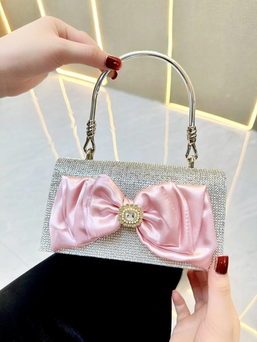 Strass Schleife Abendtasche Für Damen Luxus Satin Schleifenknoten Clutch Handtasche Mit Kettengurt Formelle Hochzeit Party Kleine Quadratische Tasche