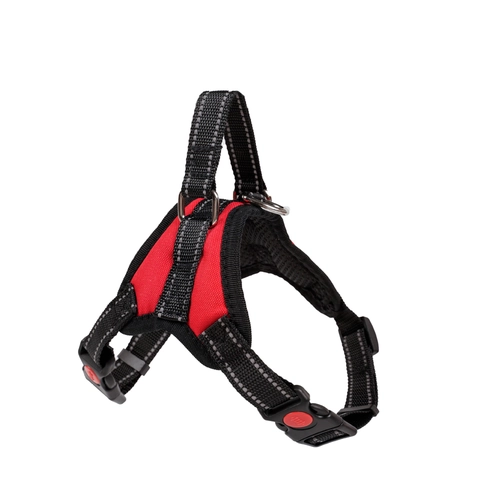 Reflective No-Pull Dog Harness Adjustable Nylon Breathable Mesh Pet Vest With Handle For Small Medium Large Dogs Outdoor Safety Walking Harness