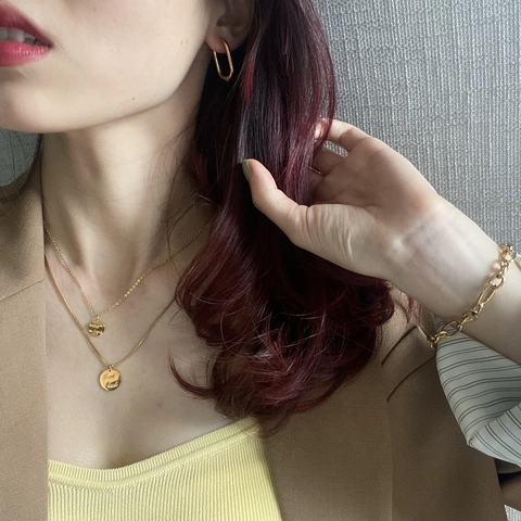 Orecchini A Cerchio Ovali In Acciaio Inossidabile Geometrico Forma A U Minimalista Stile retrò Per Donne