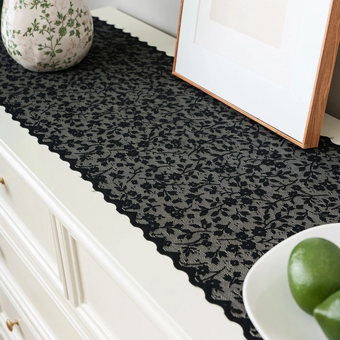 Runner Da Tavola In Pizzo Design Cavo Floreale Con Nappe Vintage Elegante Decorativo Casa Cena Festa Arredamento