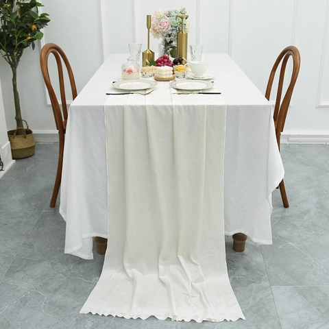 Velvet Table Runner Solid Color Soft Luxury Tablecloth For Wedding Party Hotel Nordic Style Home Banquet Dinner Decor