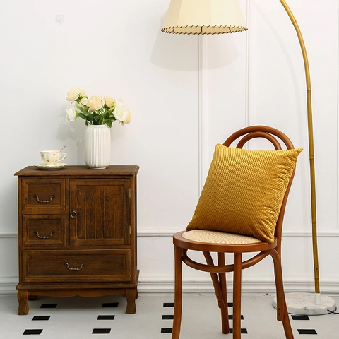 Decoratieve Kussenhoes Van Hollands Fluweel Getextureerde Effen Kleur Kussensloop Voor Bank Woonkamer Modern Interieur