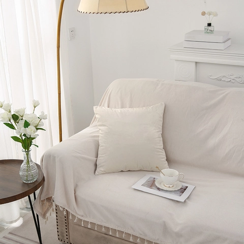 Holland Velvet Pillow Covers Solid Color Soft Cushion Cases Decorative For Sofa Couch Living Room Bedroom Minimalist