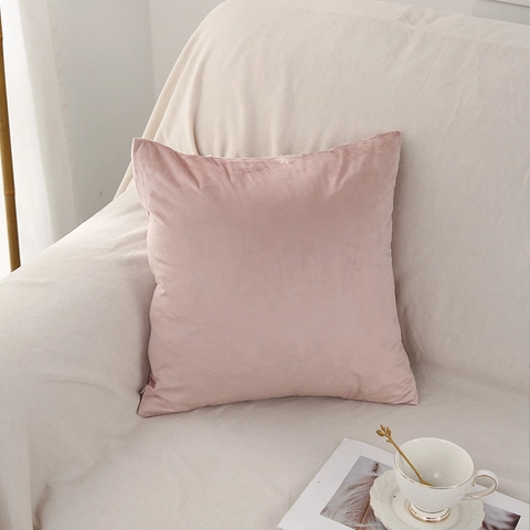 Fodere Per Cuscini In Velluto Decorative Morbide Solide Per Divano Soggiorno Moderno Minimalista Quadrato Arredo Casa