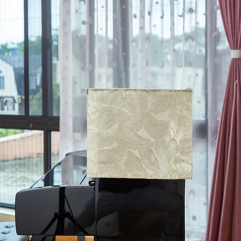 Amerikaanse Stijl Polyester Jacquard Piano Hoes Stofdicht Decoratieve Tafelloper Met Kwastjes Voor Woonkamer Slaapkamer Meubels